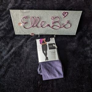 NWT Hue Studio Navy Control Top Tights 1